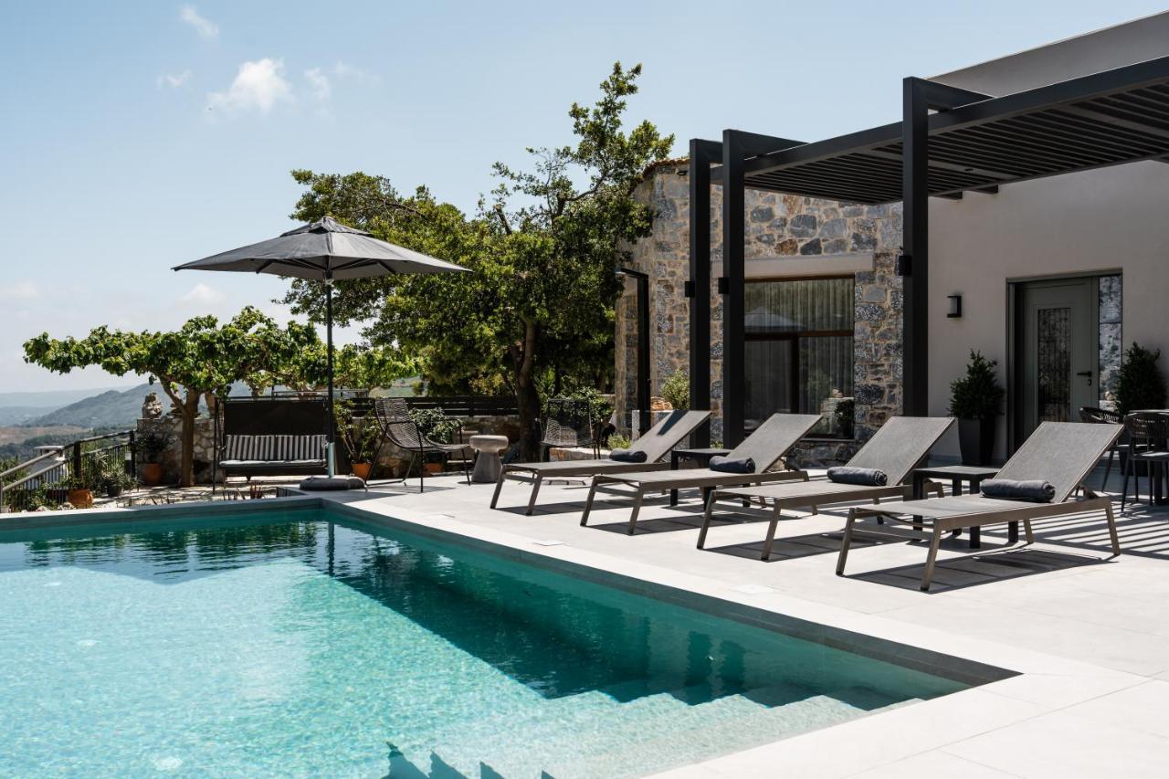Eumelia Iconic Villa, With Heated Pool & Whirlpool, By Thinkvilla Asi Gonia Zewnętrze zdjęcie