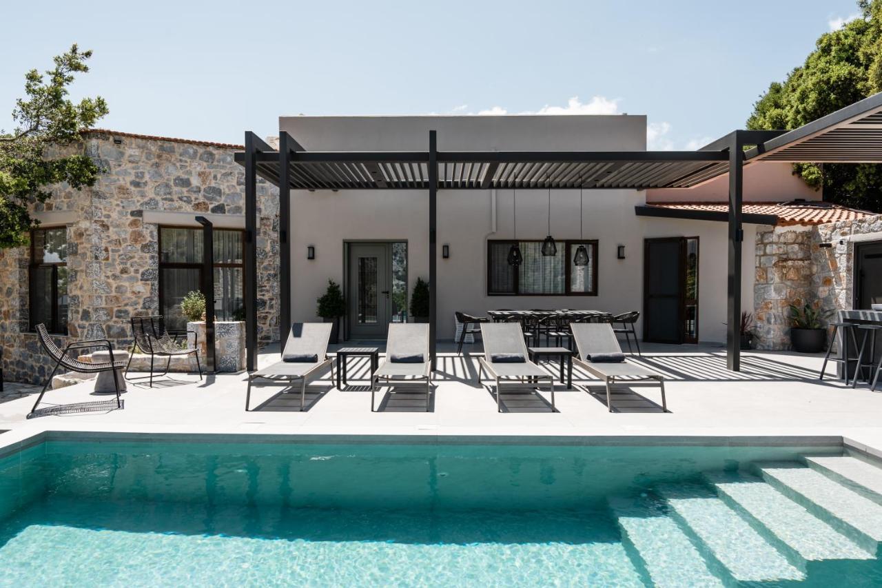Eumelia Iconic Villa, With Heated Pool & Whirlpool, By Thinkvilla Asi Gonia Zewnętrze zdjęcie