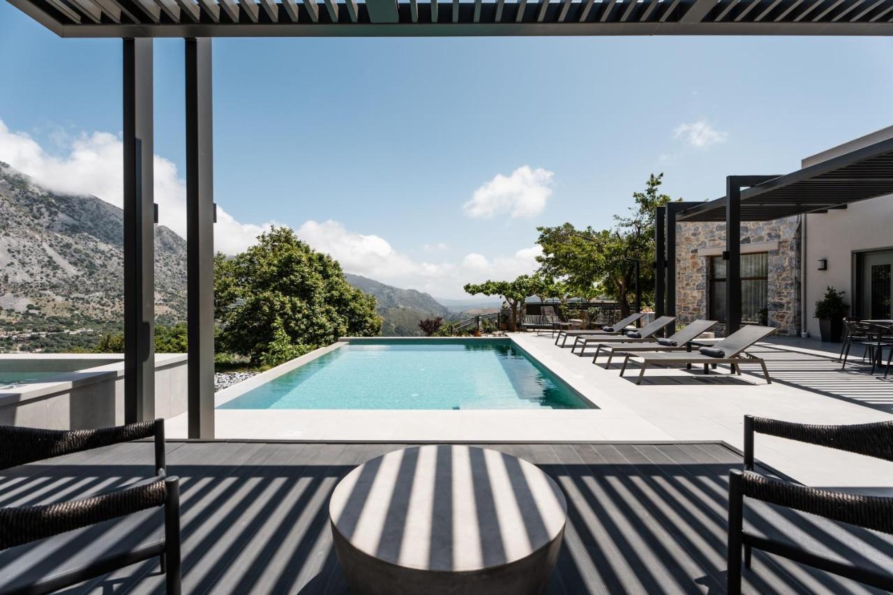 Eumelia Iconic Villa, With Heated Pool & Whirlpool, By Thinkvilla Asi Gonia Zewnętrze zdjęcie