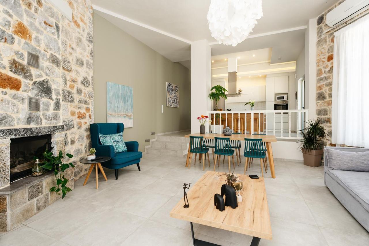 Eumelia Iconic Villa, With Heated Pool & Whirlpool, By Thinkvilla Asi Gonia Zewnętrze zdjęcie
